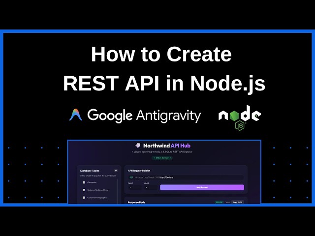 How to Create an API in Node.js | Express.js, FastAPI & SQLite