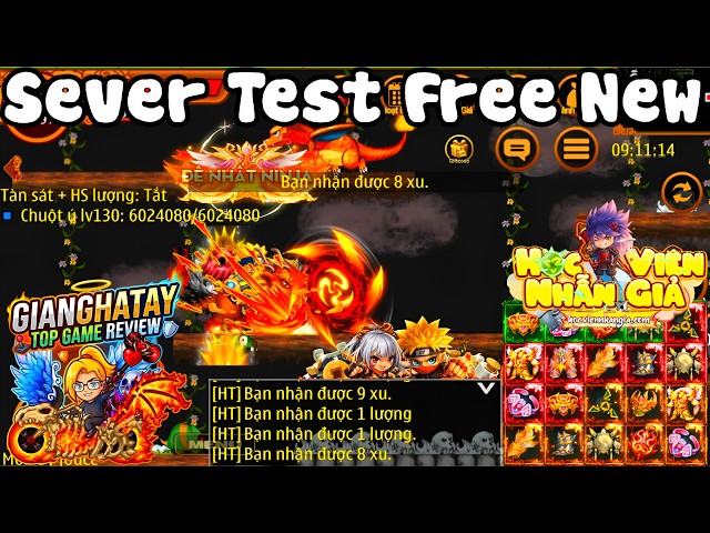 Ninja School Online: Get Full +16 Gear, 2 Billion Coins/Yang, and Max Level 130 Instantly Upon Jo...