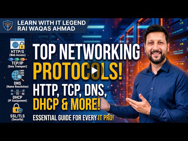 Networking Protocols Explained | Learn with IT Legend Rai Waqas Ahmad