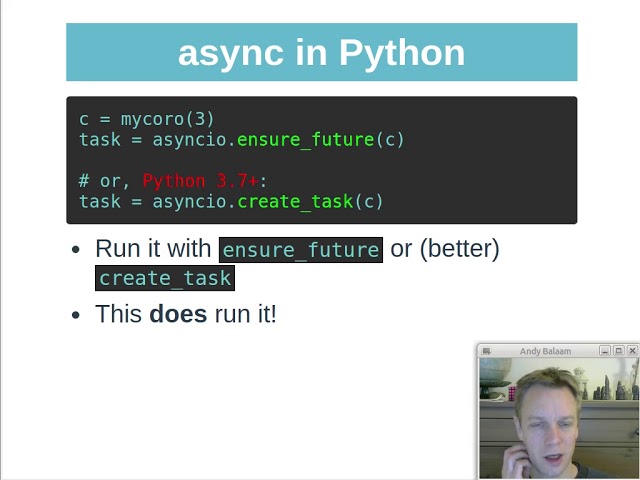 Python Async basics video (100 million HTTP requests)