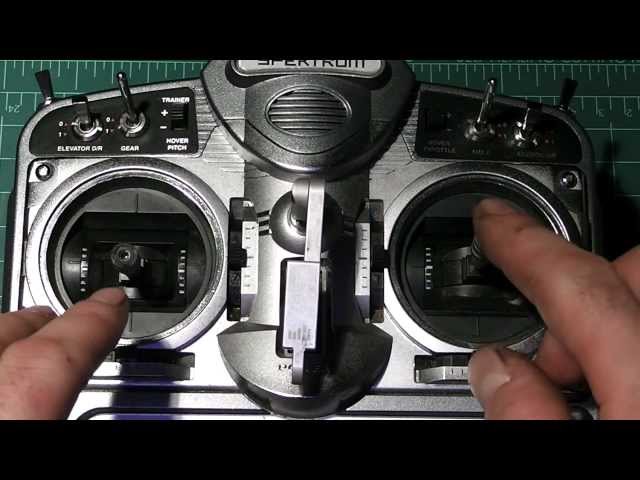 R/C Heli Tutorial #11 Gimble Adjustments on DX7SE Transmitter