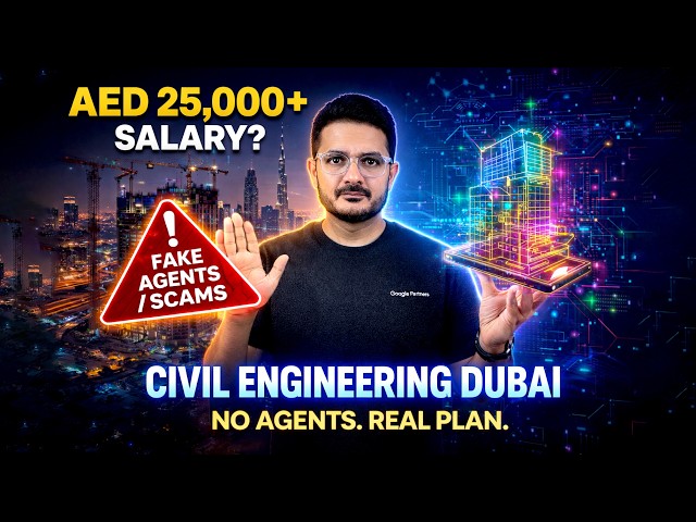 Civil Engineer Jobs in Dubai 2026 | Salary, Requirements & Realistic Plan