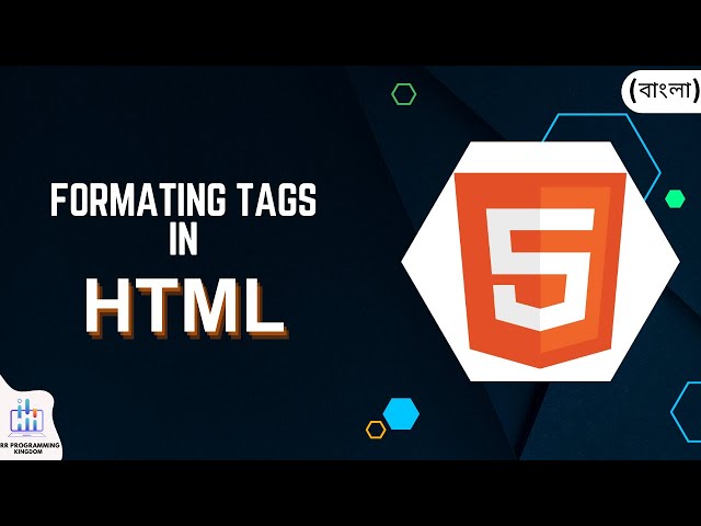 1.4 Formatting tags in HTML || HTML tutorial for beginners