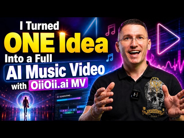 I Turned ONE Idea Into a Full AI Music Video with OiiOii.ai MV