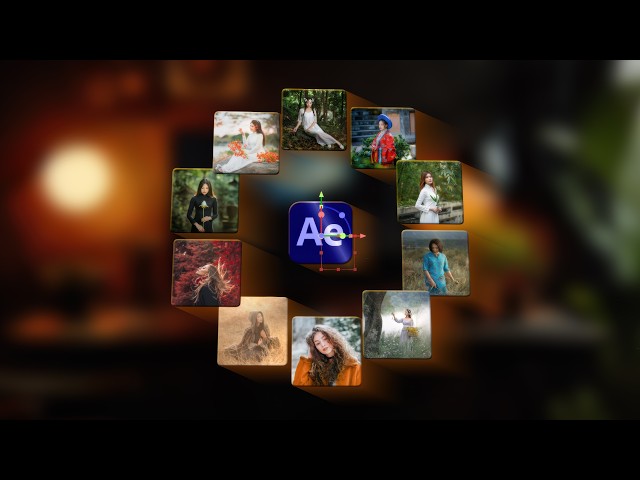 How to Create a 3D Carousel Effect in After Effects | Full Detailed Tutorial