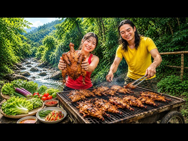 Traditional Smoked Duck Making & Market Selling | Peaceful Farm Life | Daily Routine