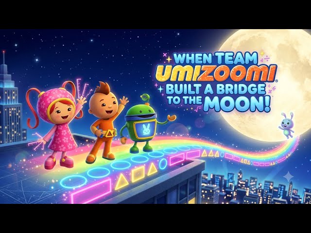 When Team Umizoomi Built a Bridge to the Moon! ✨ | Educational Math Adventure for Kids