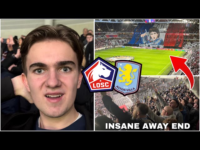 VILLA FANS GO MAD AS WATKINS SCORES AT LILLE! In Lille vs Aston Villa 