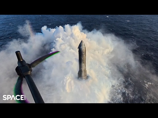 SpaceX Starship's epic splashdown from drone and rocket cams – Still floating 5 days later!