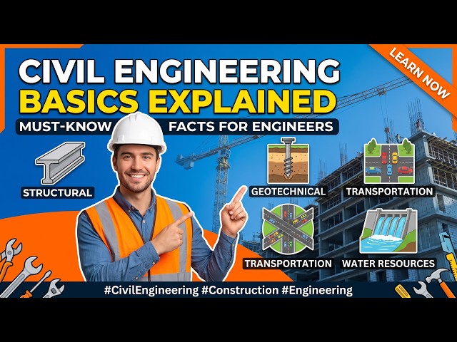 Civil Engineering Explained  Basic Civil Engineering Knowledge for Beginners