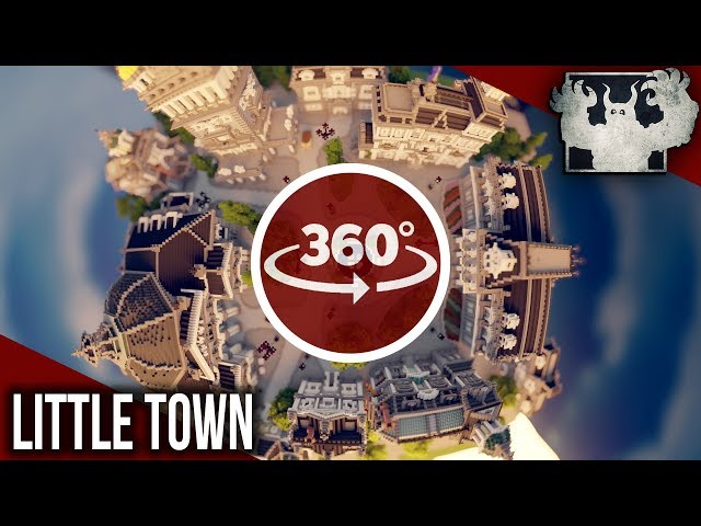 Minecraft 360° Cinematic! 4K | Little Baroque City