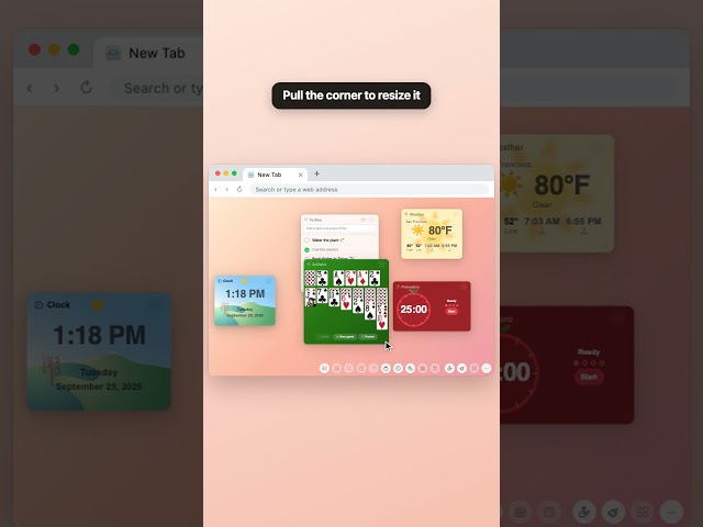 Cute Desk App: Move, resize and tidy up your widgets #shorts