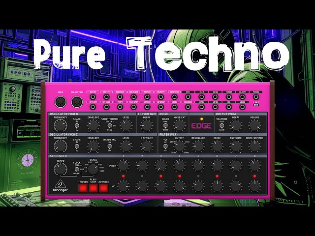 Behringer EDGE - 5 minutes of Pure TECHNO