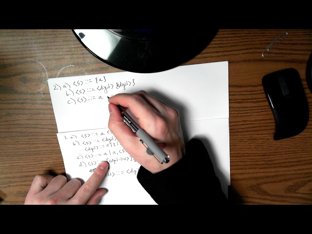 CSCI 305 - Lecture 04: Syntax - Solutions