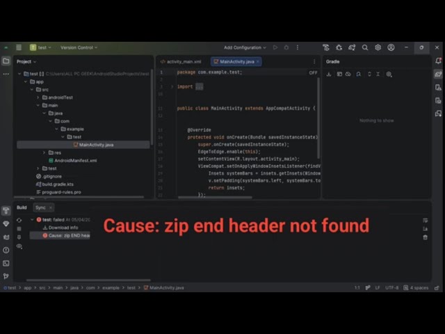 Android Studio Errors After Install? (Zip Header Not Found Fix + More)