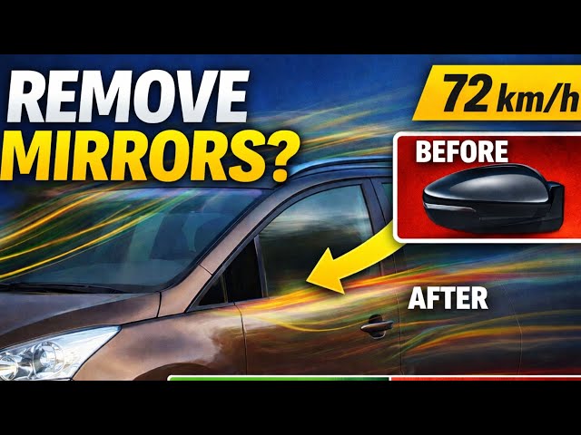 How Much Side Mirrors Affect Car Drag – Peugeot 5008 Investigation (CFD @ 72 km/h)