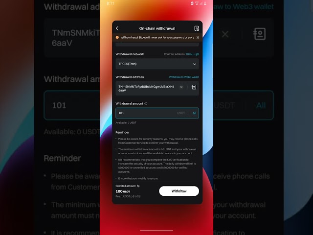 HOW TO DEPOSIT IN QUBITSCUBE WITH TRC20