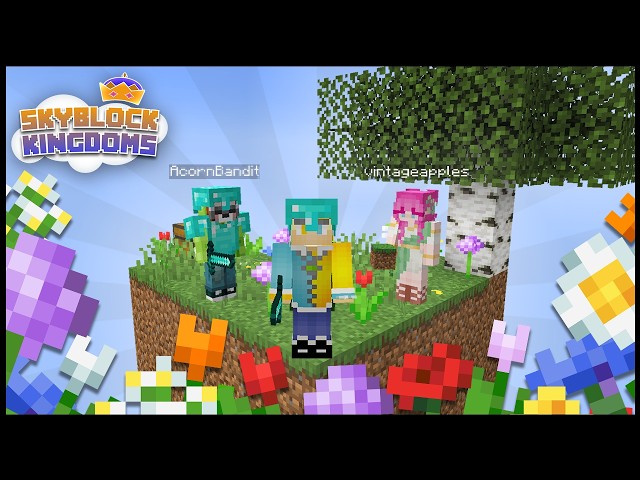 Duels and Flower Farms! Skyblock Kingdoms!