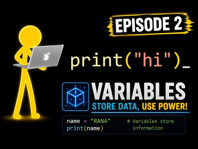 I Turned Learning Python Into an Addictive Stickman Game! 🐍 | Beginner Coding Adventure