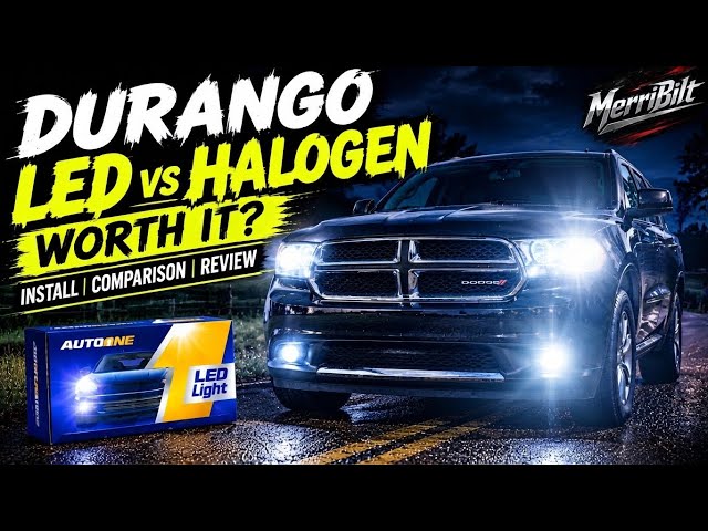 2013 Dodge Durango | LED vs Halogen Headlights