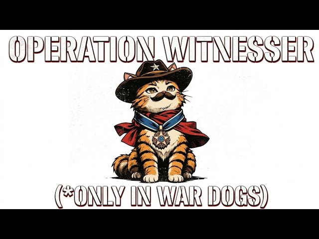 HUNT THIS CONVOY CAT DOWN: Operation Witnesser Callout in War Dogs