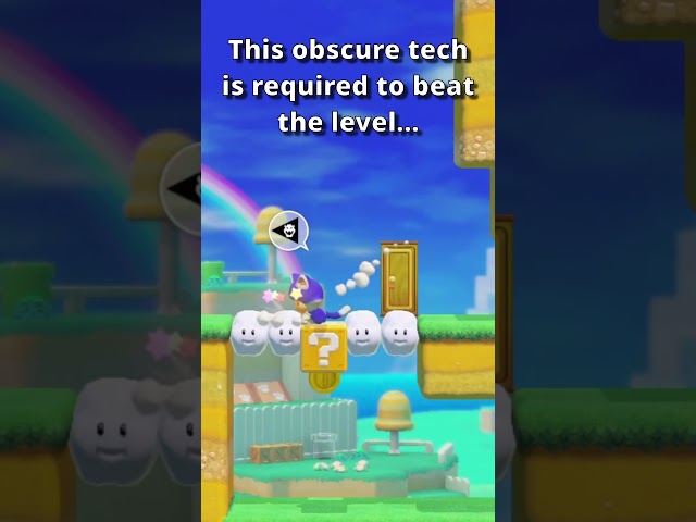 Obscure Floor Clip Tech in Mario Maker 2 #supermariomaker2 #glitches