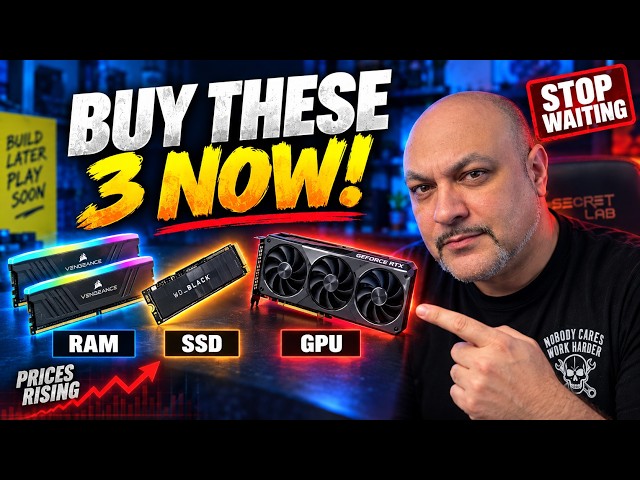 I Told You to STOP WAITING… Can’t Afford a PC? Buy These 3 Parts NOW