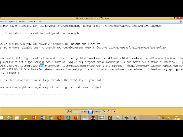 instead of org.springframework.boot:spring-boot-starter-parent,please verify your project structure