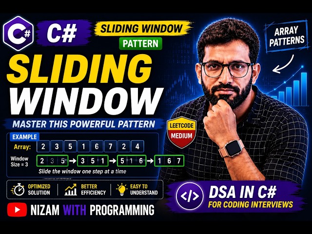Sliding Window Technique  C#  DSA Interview Preparation