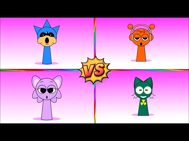 TILES Hop EXE Incredibox Sprunki ALL OC Phases BATTLE !