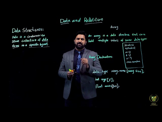 Data and Repetition | 10TH COMPUTER SCIENCE | CHP 04 | LECTURE NO 4.1