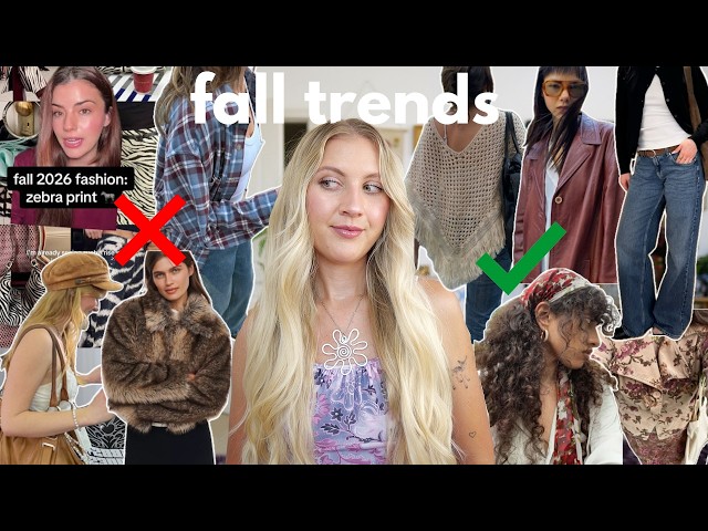 do THIS not THAT fall 2026 fashion trends