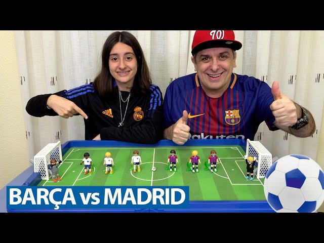 Barcelona vs Real Madrid. Edu vs Aby.