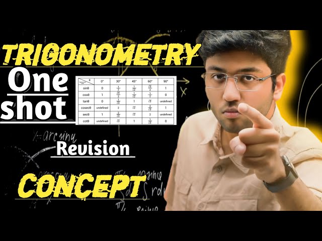 Trigonometry Class 10 Maths One Shot 🔥 | Class 10 Maths Chapter 8 | Shobhit Nirwan| Board preparatio