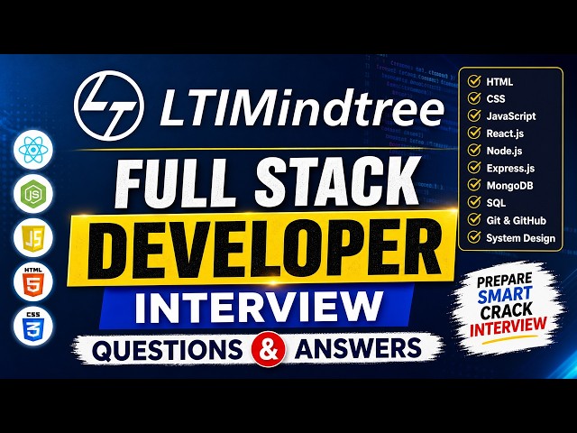 LTIMindtree Full Stack Developer Interview Questions & Answers
