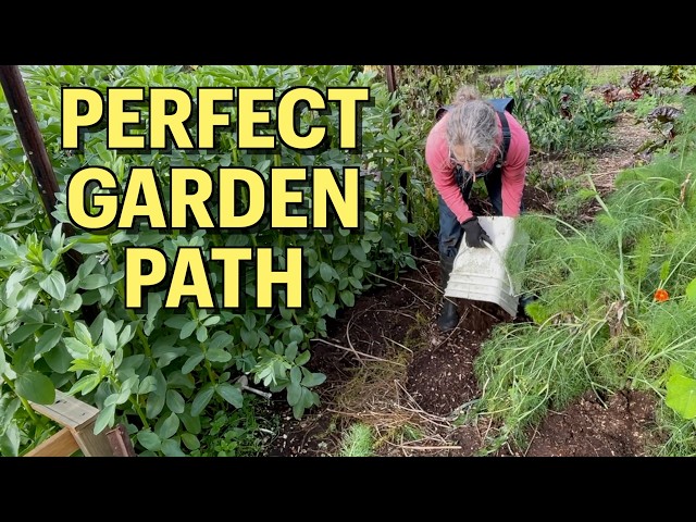 Building a Compost Path | Diary of a Permaculture Gardener Ep 33