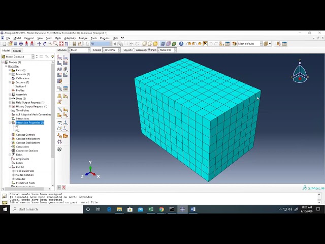 Abaqus 2019 DEM Set-Up and Execution Tutorial