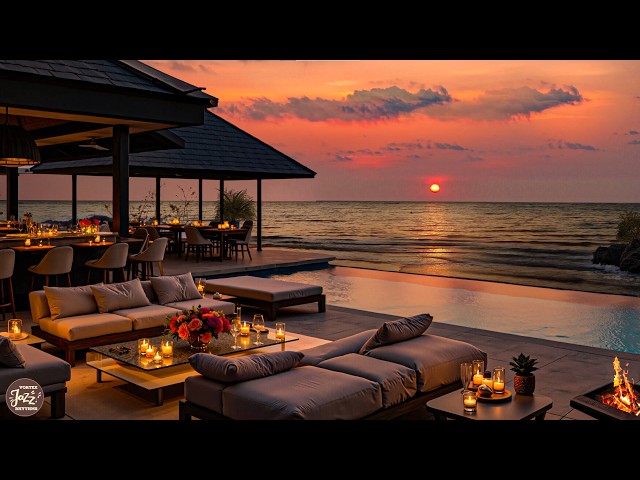 Luxurious Seaside Resort With Sunsets And Sweet Jazz - Gentle Bossa Nova That Helps Relieve Stress