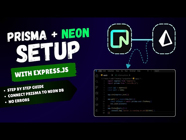 How to Setup Prisma with Neon PostgreSQL in Express.js (Hindi/Urdu)