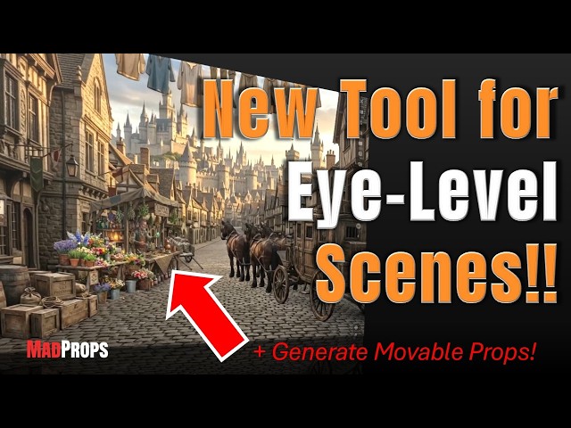 MadProps preview - Create Eye-level Scenes for Your VTT Games #foundryvtt #roll20 #fantasygrounds