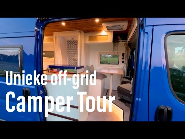 Camper Tour van mijn unieke off-grid zelfbouw camper
