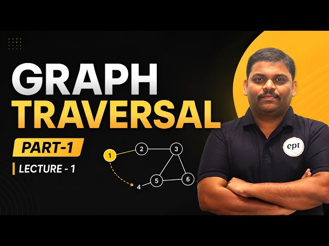 Graph Traversal -I | Lecture 1 | DFS & BFS Introduction | Graph Theory for GATE CSE/DA  2027/28