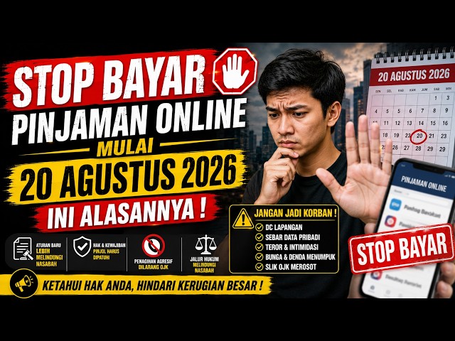 stop bayar pinjaman oline mulai 20 agustus 2026, ini alasannya !