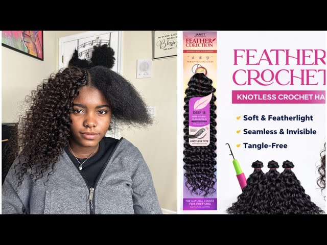 #600. FEATHER CROCHET, DEEP WAVE; JANET COLLECTION