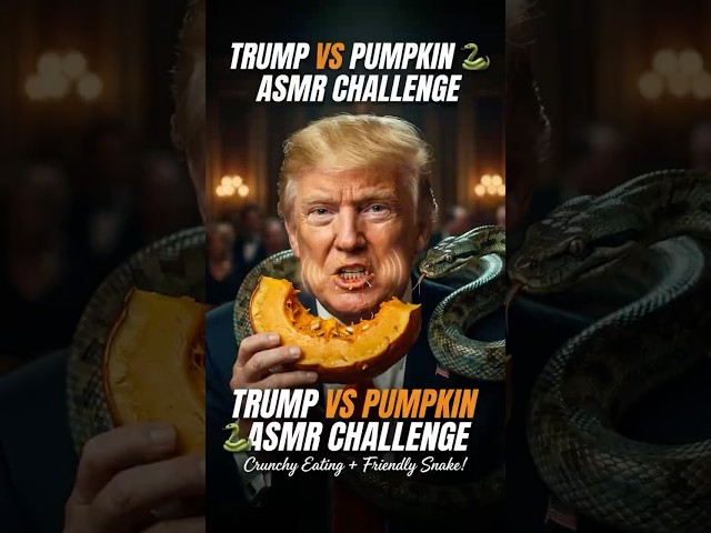 President Trump’s UNUSUAL Friend? 🐍🎃 (ASMR)#ASMR #DonaldTrump