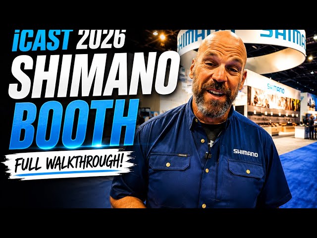 NEW Shimano 2026 iCAST Booth Tour! Every New Rod, Reel, Lure & Braid Explained