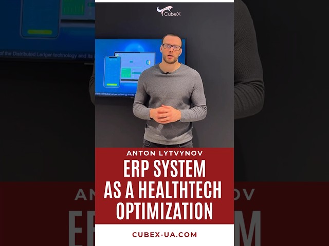 ERP System/Healthtech Optimization/Healthcare Management #cubex #erp #healthcare