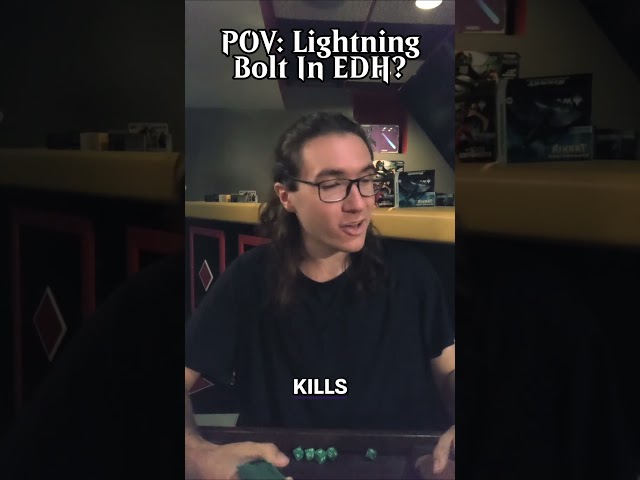 POV: Should You Play Lightning Bolt In EDH!? | Magic: The Gathering | #shorts #edh #mtg #commander