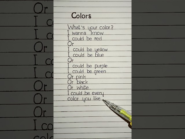 colors lyrics stella jang #colors #stellajang #lyrics