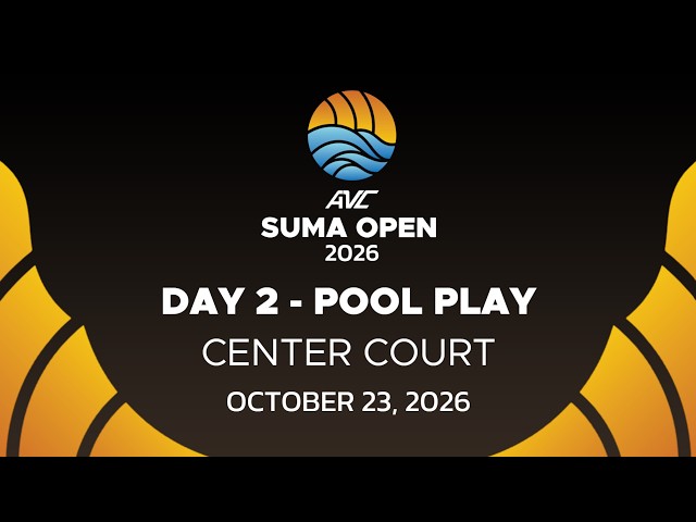 AVC Beach Tour Suma Open 2026 Day 2: 23 October
